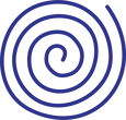 Spiral moving clockwise